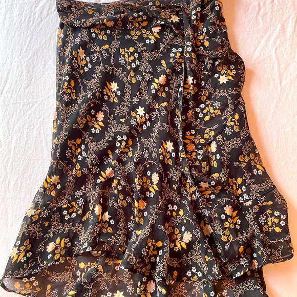 Urban Outfitters Dresses & Skirts - Urban Outfitters Sheer Floral Skirt with Tie